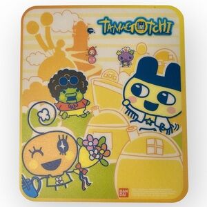 Tamagotchi Connection Mouse Pad 2007 Y2K Collectible Rare Orange Yellow Bandai